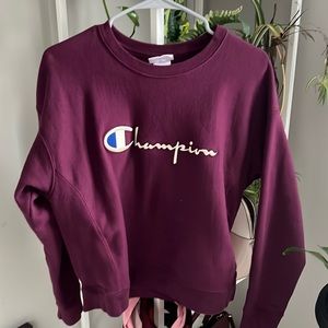 Burgundy Champion sweater